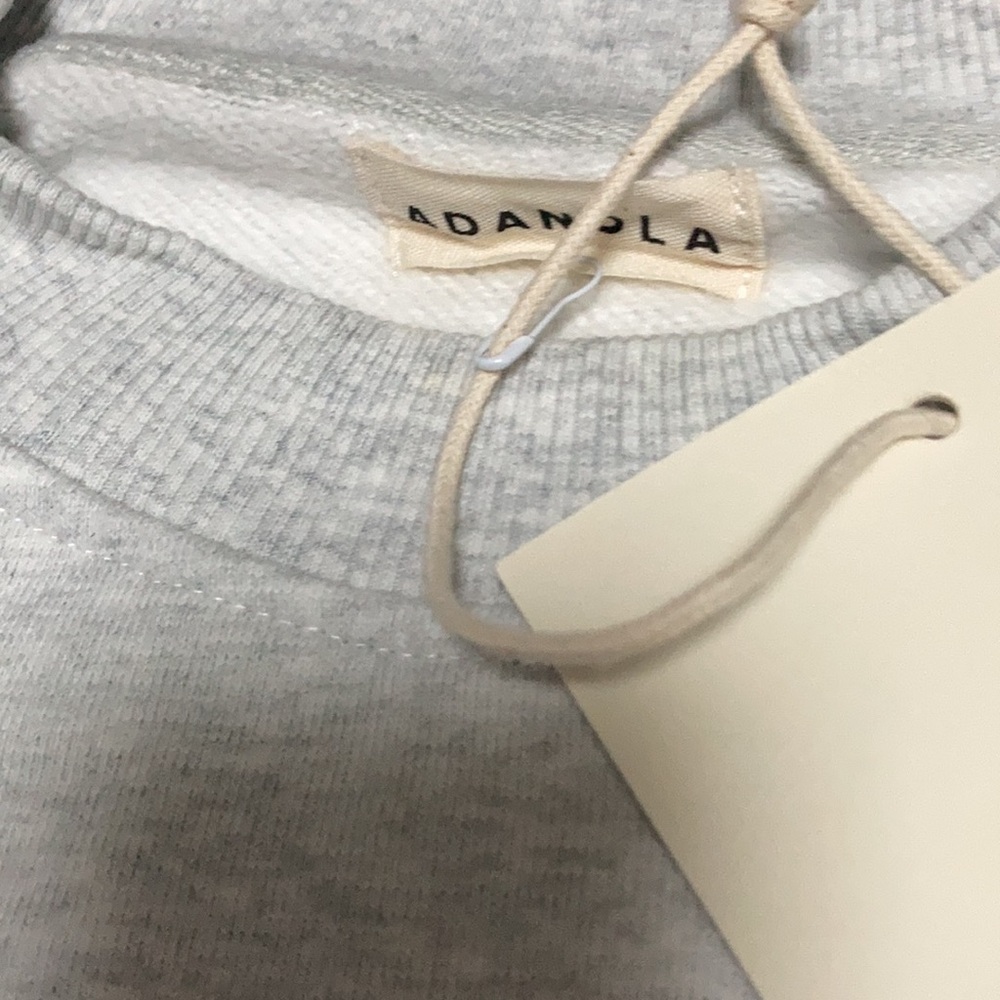 Adanola Minimalist Adanola sport Crewneck sweatershirt Grey designer loungewear - Picture 5 of 6